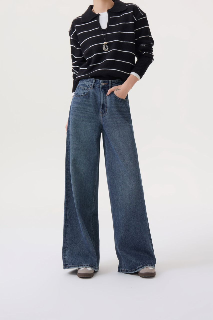 【梨形福音】直筒阔腿基础款 Pear-Shape Friendly Jeans