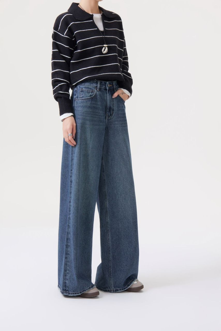 【梨形福音】直筒阔腿基础款 Pear-Shape Friendly Jeans