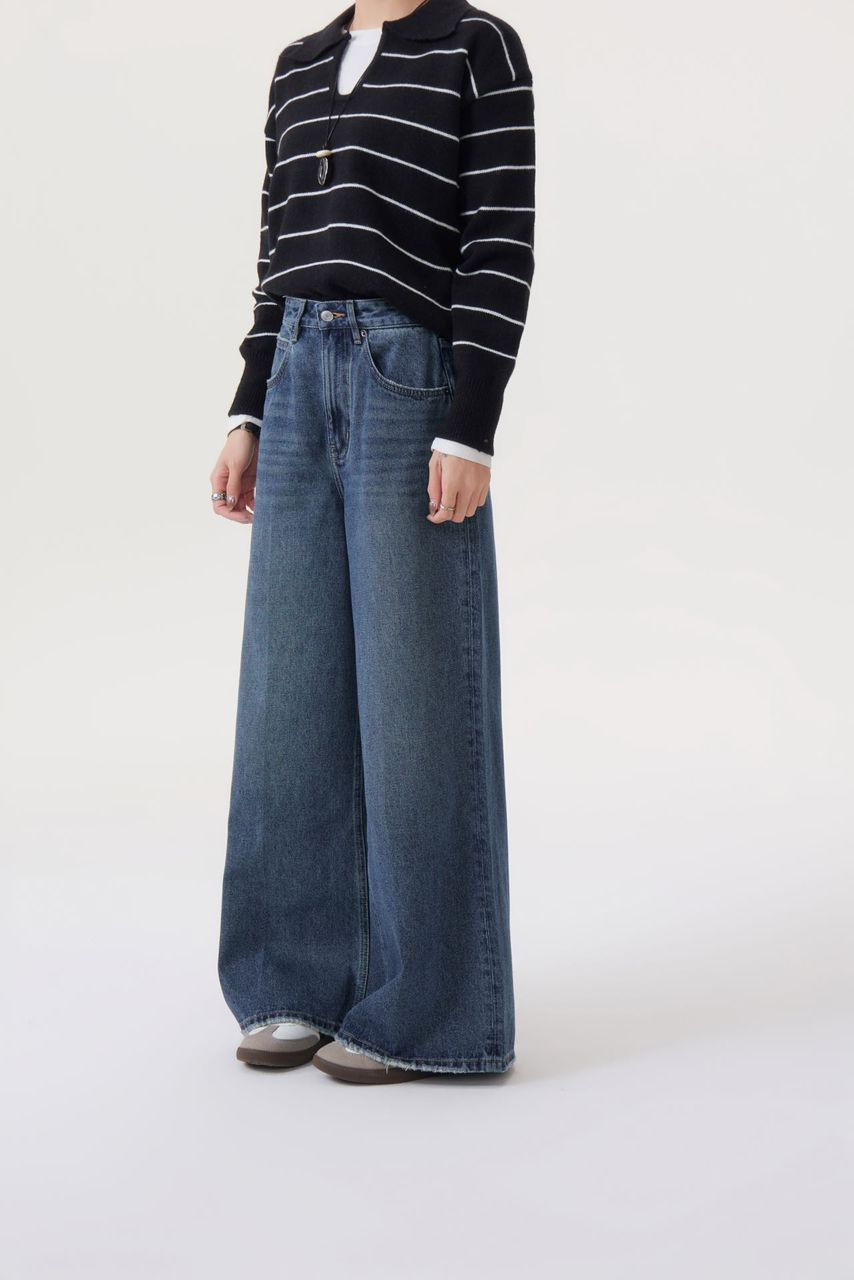 【梨形福音】直筒阔腿基础款 Pear-Shape Friendly Jeans