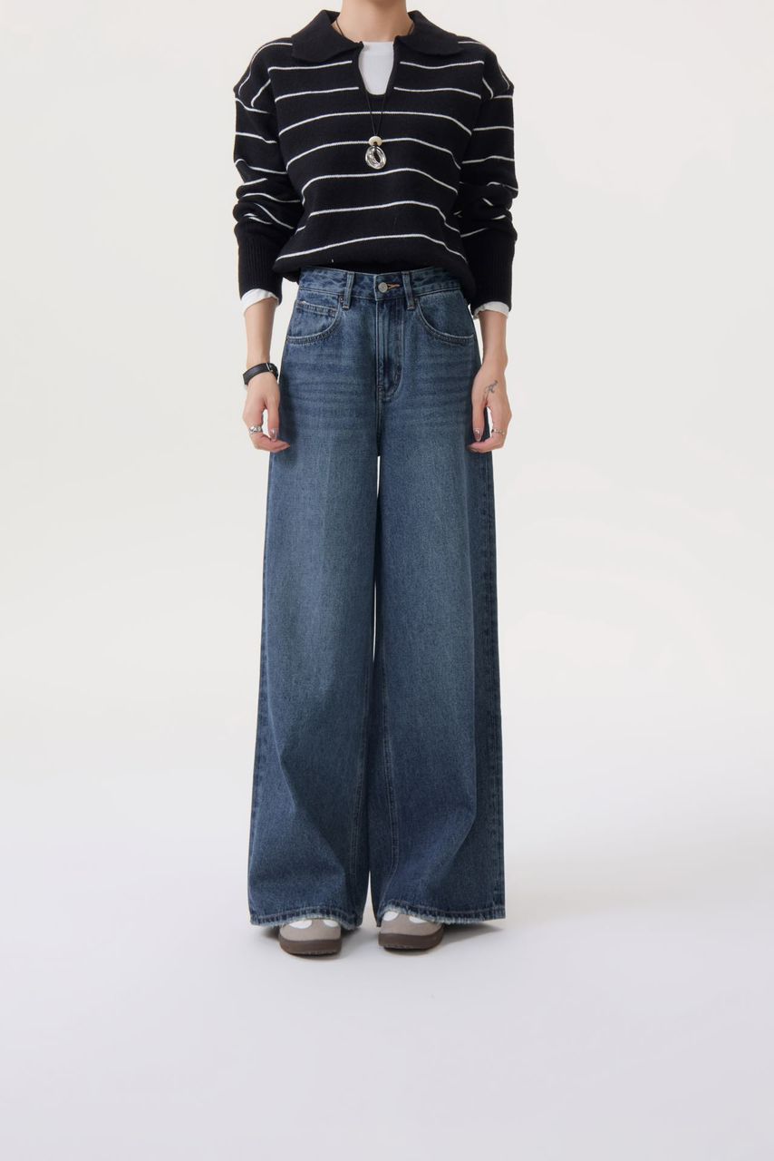 【梨形福音】直筒阔腿基础款 Pear-Shape Friendly Jeans