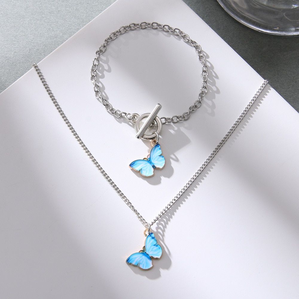 Korean Butterfly Necklace